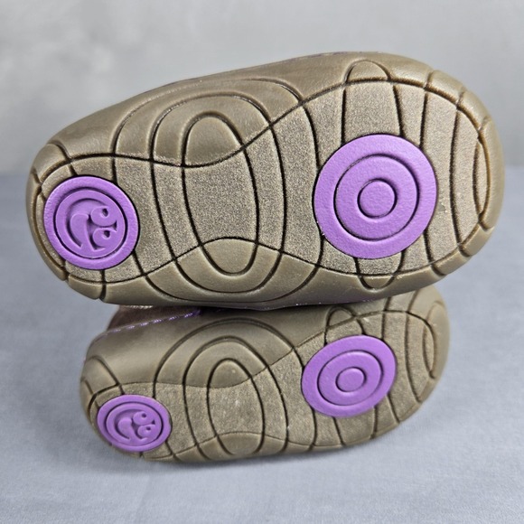 Stride Rite Surprize Adora Boots Toddler Girl 3 Brown Multi Tweed Knit Ankle Zip - Picture 10 of 10